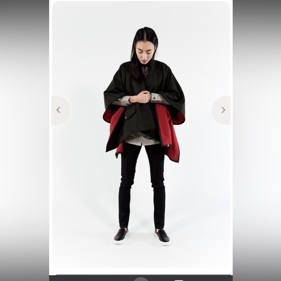 Bridge & Burn Faye Wool Blend Cape Poncho - Picture 5 of 12